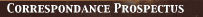 Correspondance Prospectus